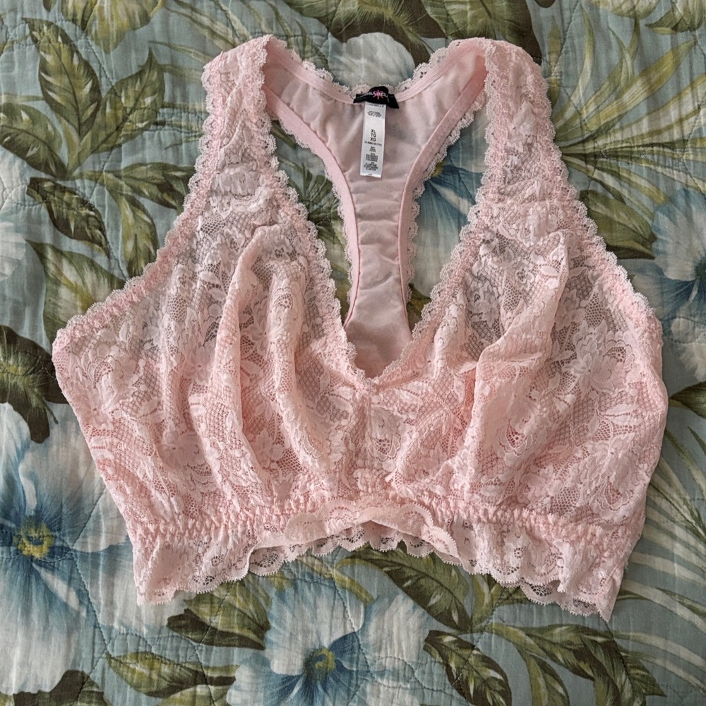 Cosabella Lace Bralette in Light Pink